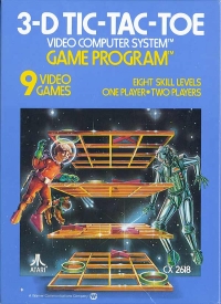 3-D Tic-Tac-Toe Box Art