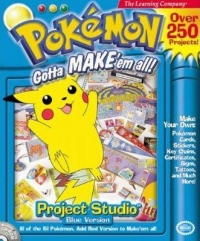 Pokemon Project Studio Blue Version Box Art