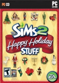 Sims 2, The: Happy Holiday Stuff Box Art