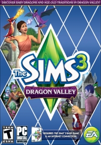 Sims 3, The: Dragon Valley Box Art