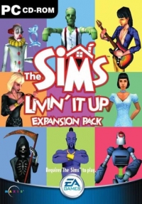 Sims, The: Livin' It Up Box Art