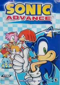 Sonic Advance Poster Box Art