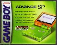 Nintendo Game Boy Advance SP - Lime/Orange Limited Edition Box Art