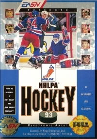 NHLPA Hockey 93 (EASN USA cart / Limited Edition) Box Art
