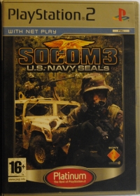 SOCOM 3: U.S. Navy SEALs - Platinum Box Art