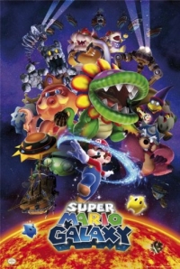 Super Mario Galaxy Poster Box Art