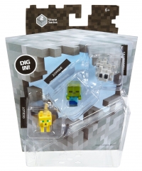 Minecraft Collectible Figures Ocelot, Zombie and Silverfish 3-Pack, Series 2 Box Art