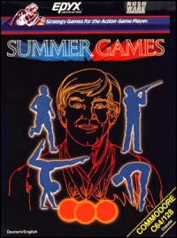 Summer Games (Epyx / disk) [DE] Box Art