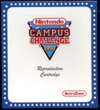 Nintendo Campus Challenge 1991 Box Art