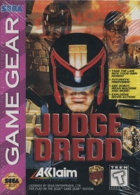 Judge Dredd Box Art