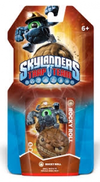 Skylanders Trap Team - Rocky Roll Box Art