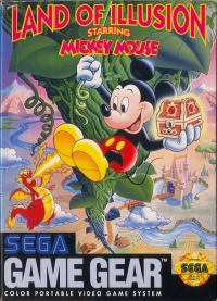 Land of Illusion starring Mickey Mouse Box Art
