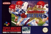 All-American Championship Football Box Art