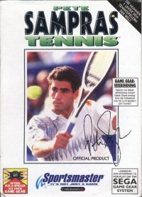 Pete Sampras Tennis [DE] Box Art