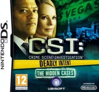 CSI: Crime Scene Investigation: Deadly Intent: The Hidden Cases Box Art