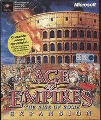 Age of Empires: The Rise of Rome Box Art