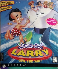 Leisure Suit Larry: Love For Sail! Box Art