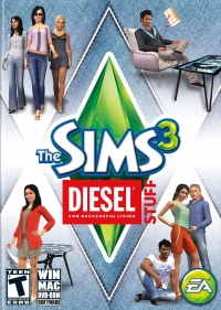 Sims 3, The: Diesel Stuff Box Art