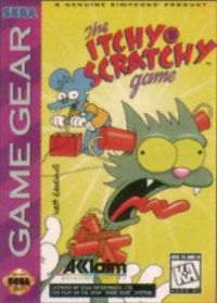 Itchy and Scratchy Game, The Box Art
