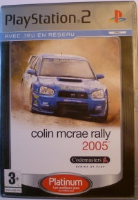Colin McRae Rally 2005 - Platinum [FR] Box Art