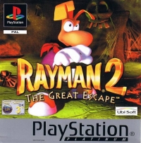 Rayman 2: The Great Escape - Platinum Box Art