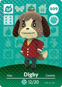 Animal Crossing - #009 Digby  [NA] Box Art