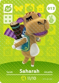 Animal Crossing - #013 Saharah  [NA] Box Art