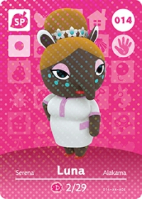 Animal Crossing - #014 Luna  [NA] Box Art