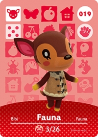 Animal Crossing - #019 Fauna  [NA] Box Art
