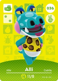 Animal Crossing - #036 Alli  [NA] Box Art