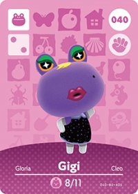 Animal Crossing - #040 Gigi  [NA] Box Art