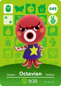 Animal Crossing - #045 Octavian  [NA] Box Art