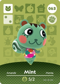 Animal Crossing - #063 Mint  [NA] Box Art