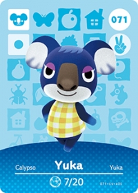 Animal Crossing - #071 Yuka  [NA] Box Art