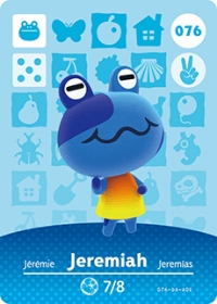 Animal Crossing - #076 Jeremiah  [NA] Box Art