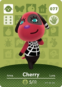 Animal Crossing - #077 Cherry  [NA] Box Art