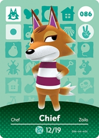 Animal Crossing - #086 Chief  [NA] Box Art