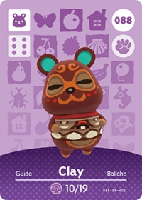 Animal Crossing - #088 Clay  [NA] Box Art