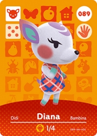 Animal Crossing - #089 Diana  [NA] Box Art