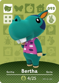 Animal Crossing - #093 Bertha  [NA] Box Art