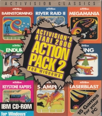 Activision's Atari 2600 Action Pack 2 for Windows - Activision Classics CD Box Art