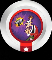 Dr. Doofenshmirtz's Damage-Inator! - Disney Infinity Power Disc [NA] Box Art