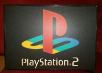PlayStation 2 Lighted Store Display Sign Box Art
