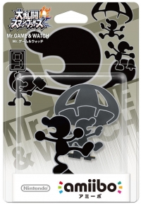 Mr. Game & Watch - Super Smash Bros. Box Art