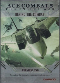 Ace Combat 5: The Unsung War: Behind The Combat (DVD) Box Art