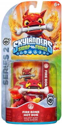 Skylanders Swap Force - Fire Bone Hot Dog Box Art
