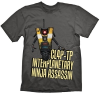 CL4P-TP Interplanetary Ninja Assassin T-Shirt Box Art