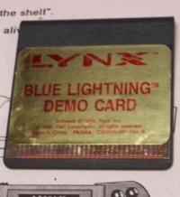 Blue Lightning Demo Card Box Art