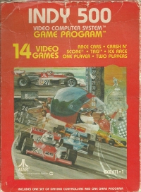 Indy 500 (Driving Controllers) Box Art