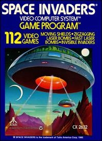 Space Invaders (text label) Box Art
